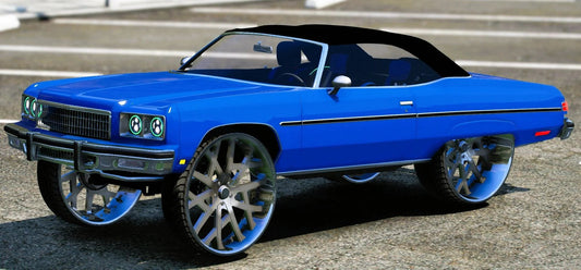 (Unbranded) 1975 Chevrolet Maybach Donk Drop on Staggered Amani Forged | PNUT Customs