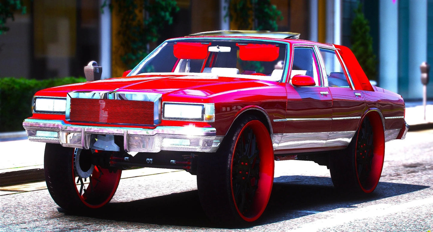 (Unbranded) 1986 Chevy Caprice Brougham Scat On Forgiatos | Bleed