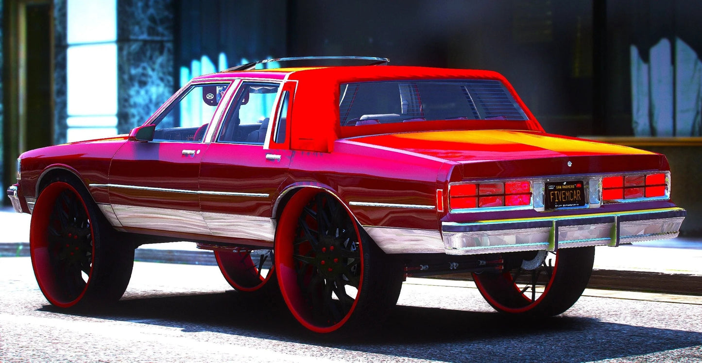 (Unbranded) 1986 Chevy Caprice Brougham Scat On Forgiatos | Bleed