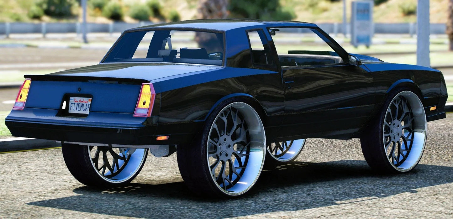 (Unbranded) 1988 Chevrolet Monte Carlo SS On Rucci Grip's | 4K Customs