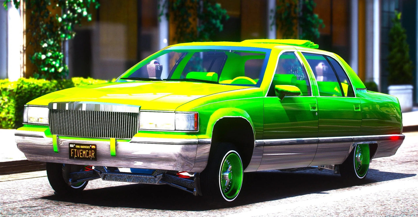 (Unbranded) 1993 Cadillac Fletwood Broghum Lowrider | Unique Kustomz