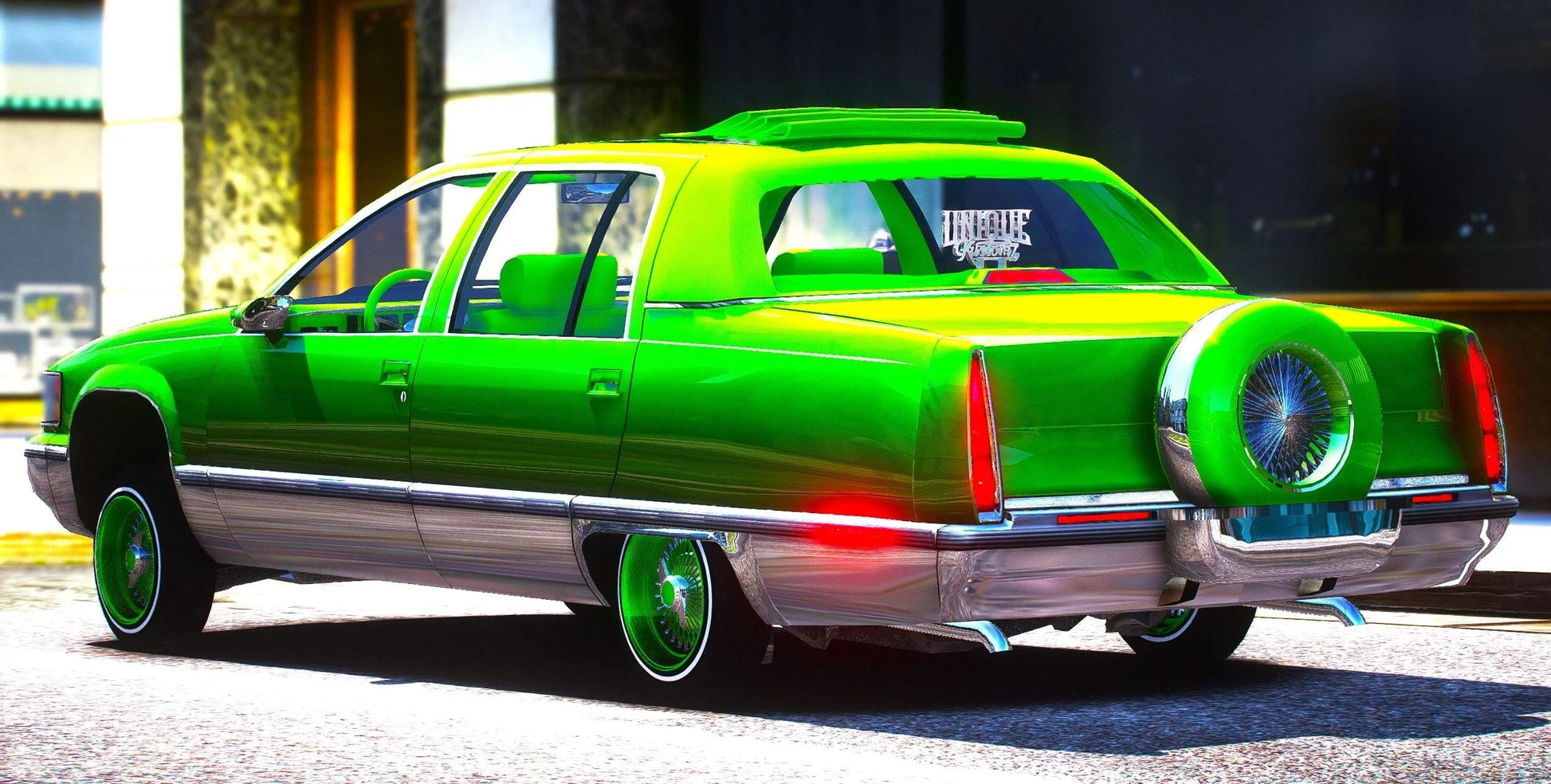 (Unbranded) 1993 Cadillac Fletwood Broghum Lowrider | Unique Kustomz