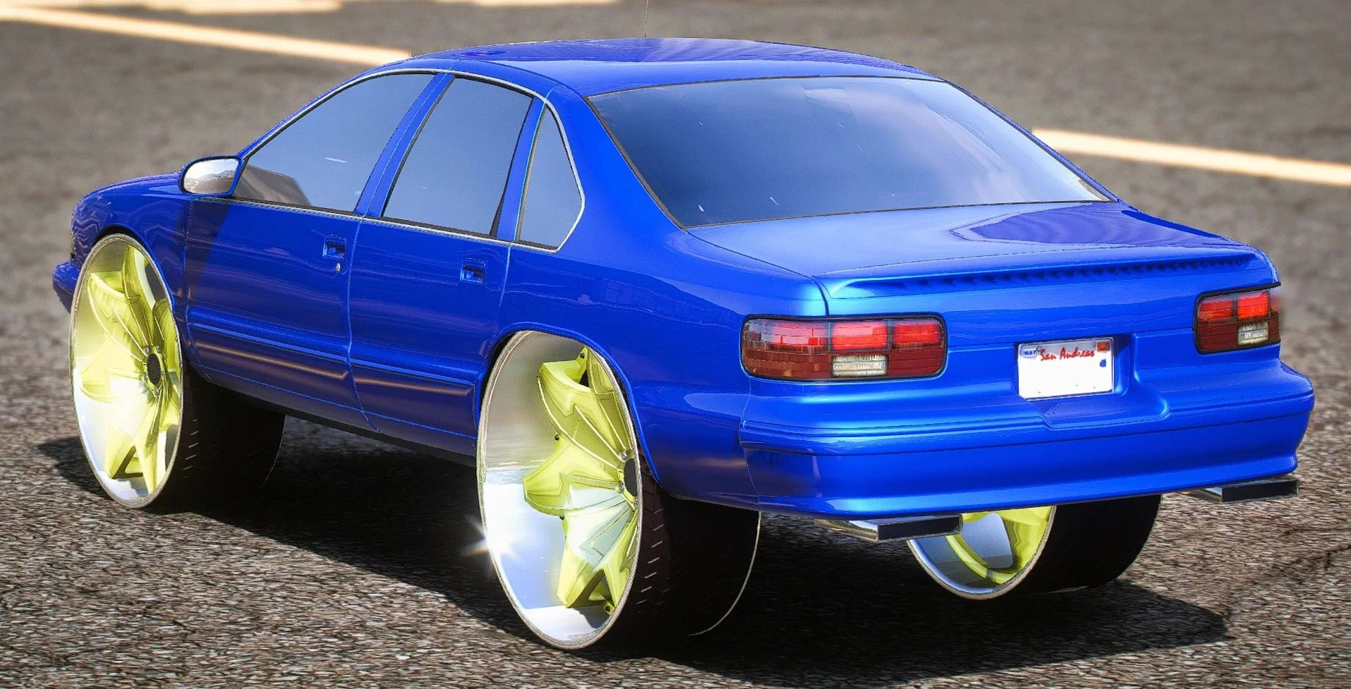 (Unbranded) 1996 Chevy Impala Glocks Donk | King Kurt