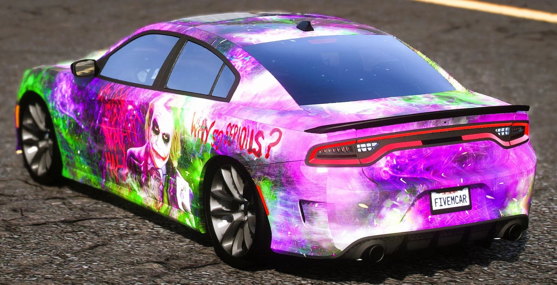 (Unbranded) 2016 Dodge Charger Scatpack Joker Edition | Playa Customs