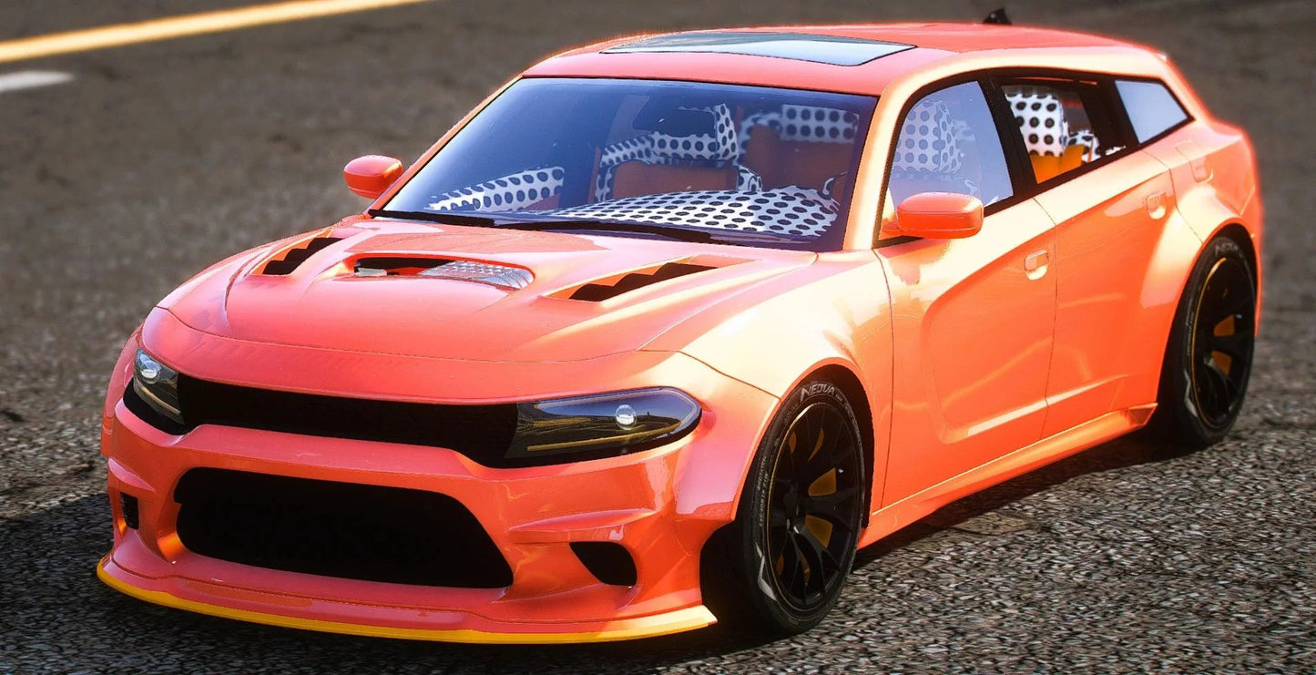 (Unbranded) 2018 Dodge Charger Wagon Concept Widebody 6 Seater Slider | A1 Customs | Performance Build