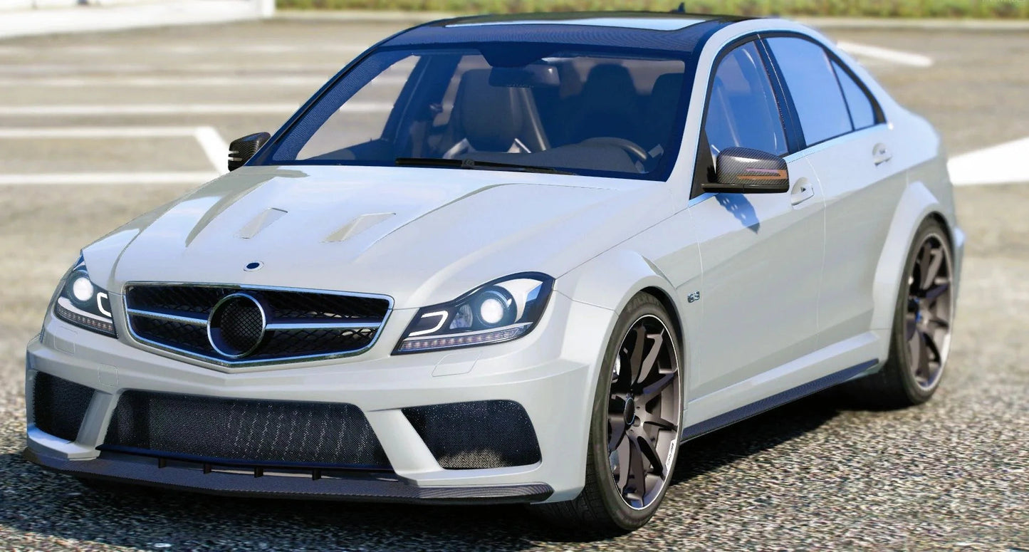 (Unbranded) 2012 Mercedes-Benz C63 AMG Coupe Black Series Police Modern Lights | Versus