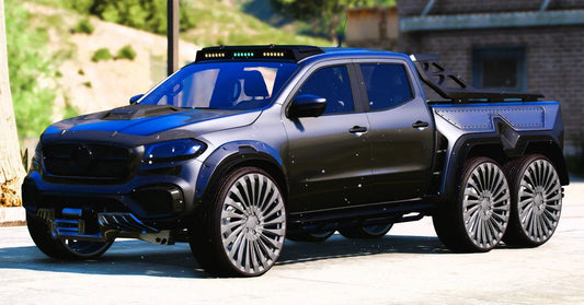 (Unbranded) 2018 Mercedes X-Class 6x6 on Forgis | Bleed