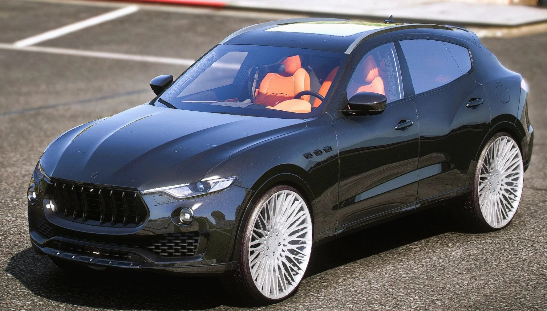 (Unbranded) 2019 Maserati Levante S Blacked On Forgiatos | Bleed