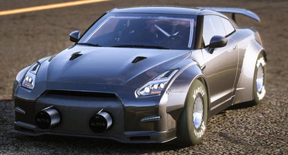 (Unbranded) 2017 Nissan GTR Twin Turbo Drag (Armored ) | Wafflez
