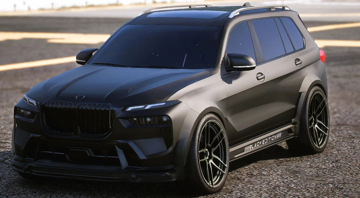 (Unbranded) 2023 BLACK EDITED BMW X7 | Lazly CTR