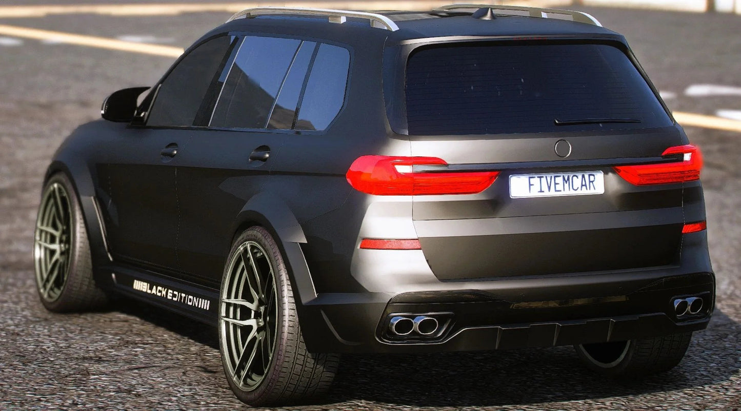 (Unbranded) 2023 BLACK EDITED BMW X7 | Lazly CTR