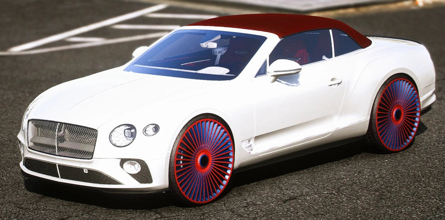 (Unbranded) 2020 Bentley Continental GTC Auto-Roof on 28s Forgiatos | Bleed