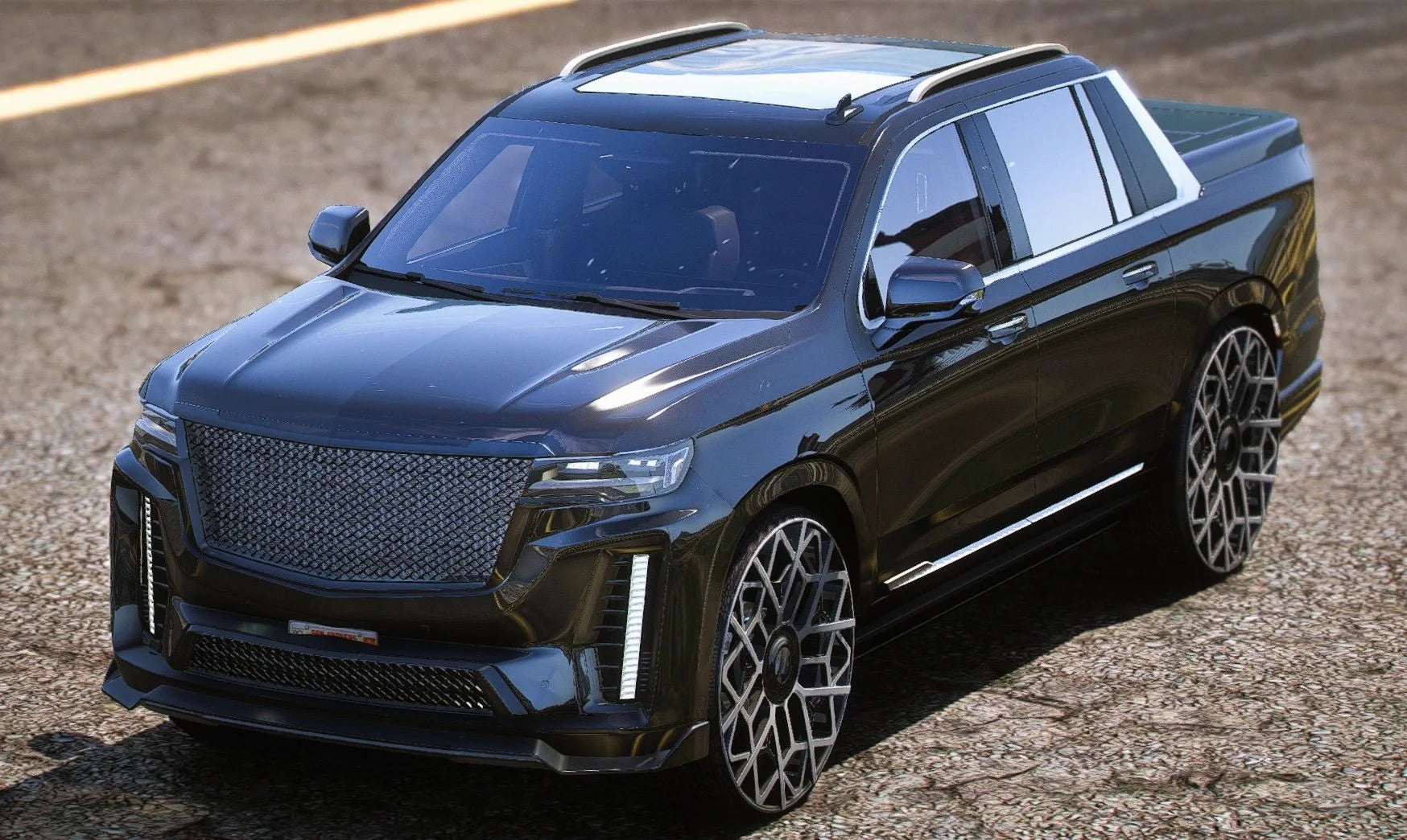 (Unbranded) 2023 Cadillac Escalade EXT V-Sport On Forgis (6 Seater) | Bleed | Performance Build