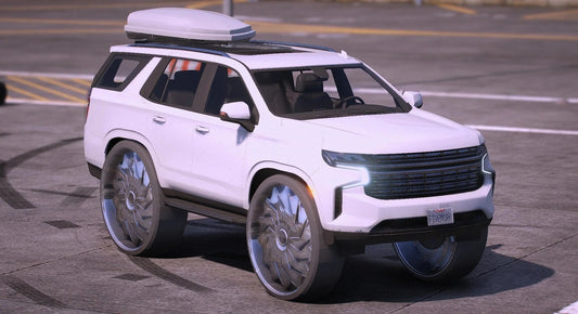 (Unbranded) 2021 Chevy Tahoe on Floater | BrainShack Customs
