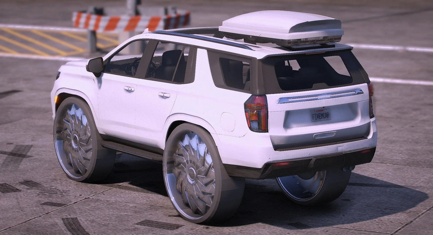 (Unbranded) 2021 Chevy Tahoe on Floater | BrainShack Customs