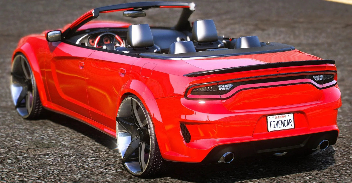 (Unbranded) 2021 Dodge Charger SRT Hellcat Convertible On Forgiatos | Bleed