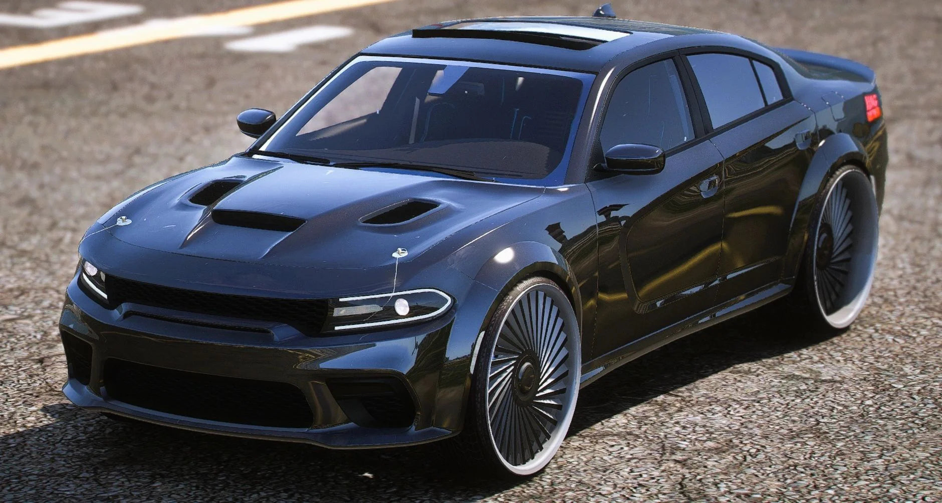 (Unbranded) 2023 Dodge Charger SRT Hellcat King Daytona Last call on Forgis | Bleed