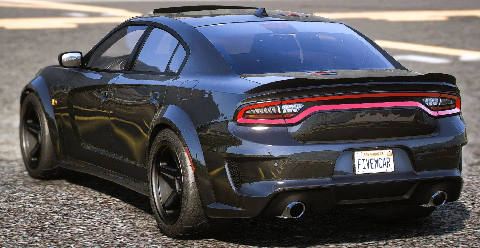 (Unbranded) 2023 Dodge Charger SRT Superbee Widebody [Animated Roof] | Bleed
