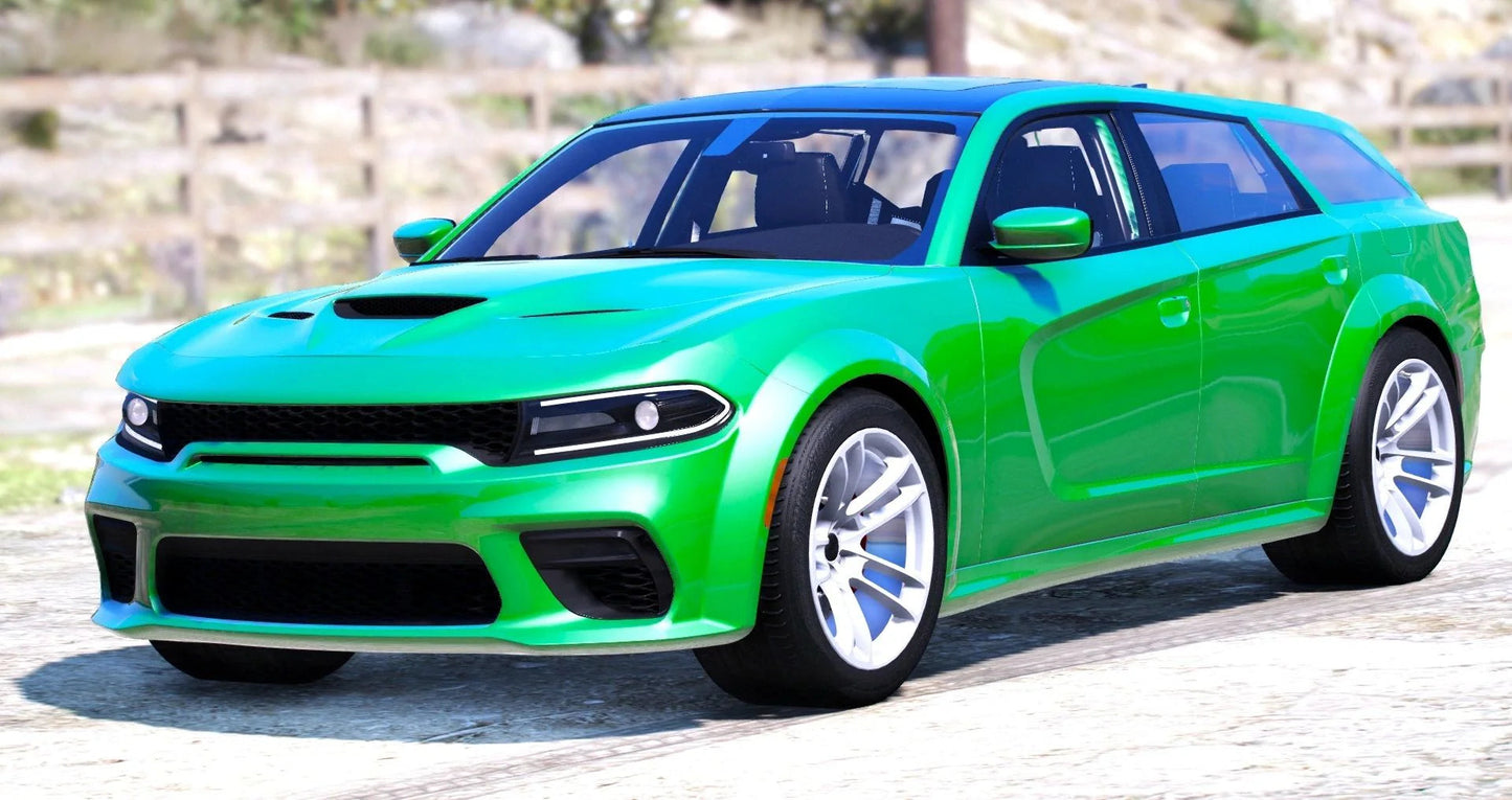 (Unbranded) 2022 Dodge Charger Magnum SRT Hellcat Concept | Bleed