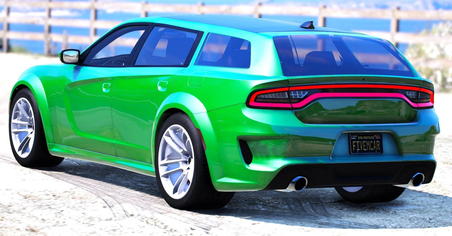 (Unbranded) 2022 Dodge Charger Magnum SRT Hellcat Concept | Bleed