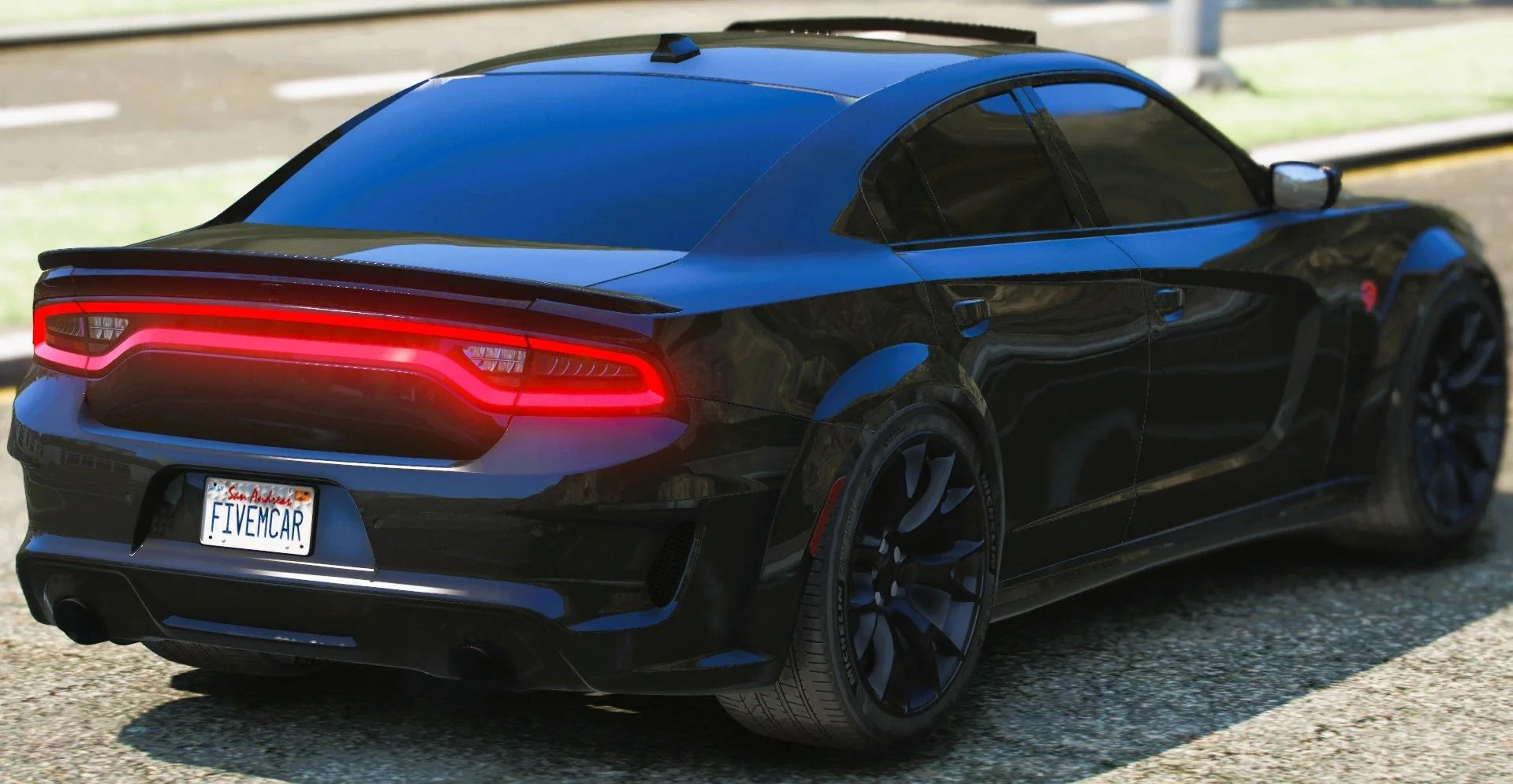 (Unbranded) 2021 Dodge Charger Hellcat Redeye Whiteout (Animated Windows) | 4K Customs