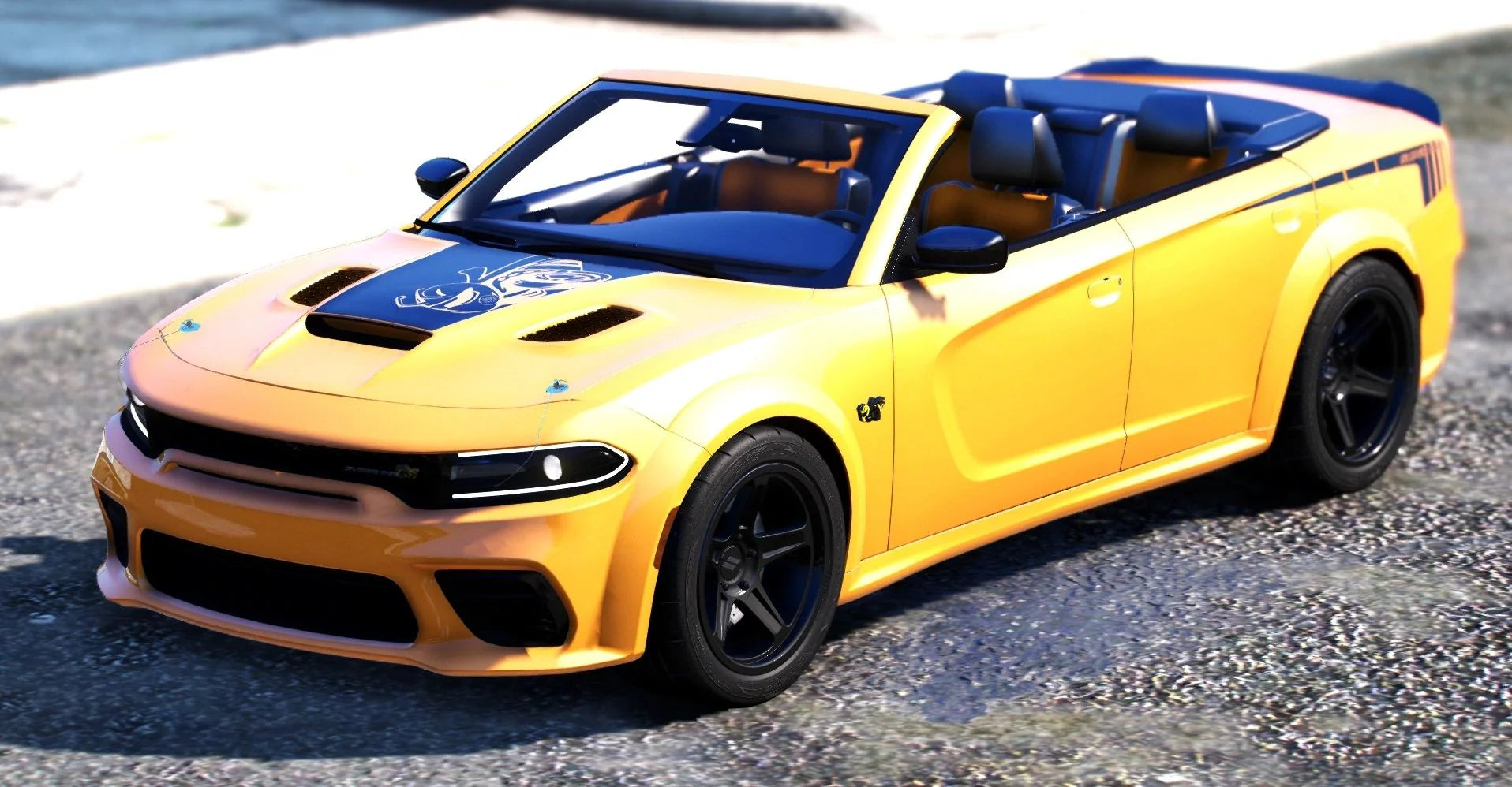 (Unbranded) 2023 Dodge Charger SRT Superbee Convertible Widebody Last Call | Bleed