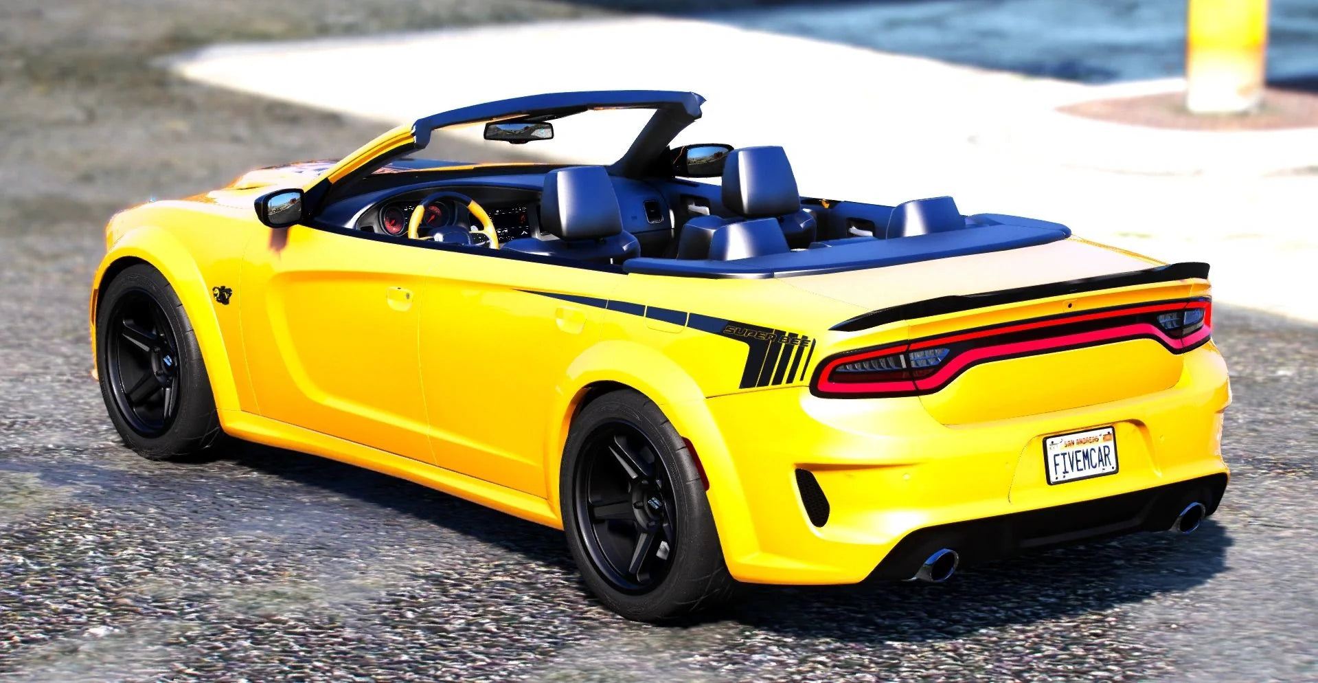 (Unbranded) 2023 Dodge Charger SRT Superbee Convertible Widebody Last Call | Bleed
