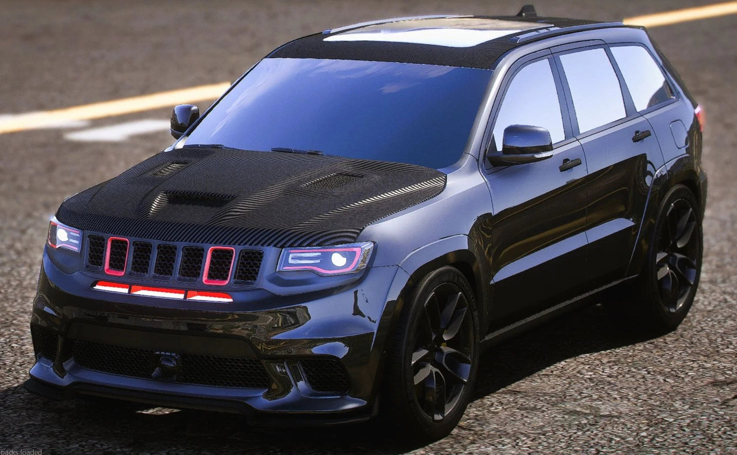 (Unbranded) 2023 Jeep Grand Cherokee Trackhawk 1000HP Hennessey Performance Redeye | 4K Customs