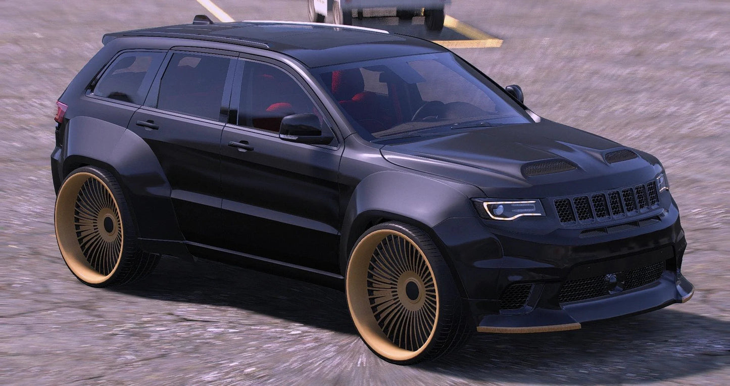 (Unbranded) 2021 Jeep Grand Cherokee Trackhawk SRT Redeye On Forgiatos | AS Customs