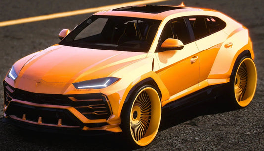 (Unbranded) 2022 Lamborghini Urus Widebody 5 Seater With Money And Speakers On Forgiatos | AS Customs
