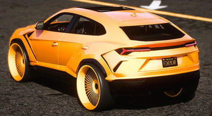 (Unbranded) 2022 Lamborghini Urus Widebody 5 Seater With Money And Speakers On Forgiatos | AS Customs