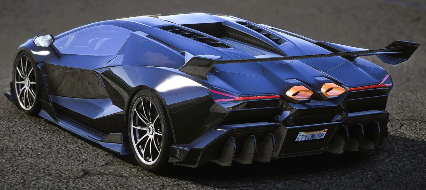 (Unbranded) 2024 Lamborghini Aventador SVJ Successor Hycade | MT Editz