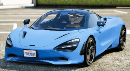 (Unbranded) 2024 Mclaren 750S Stealth Version | Raz3r blad3