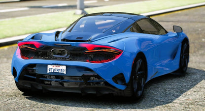 (Unbranded) 2024 Mclaren 750S Stealth Version | Raz3r blad3