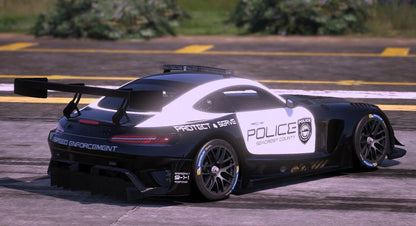 (Unbranded) 2020 Mercedes Benz AMG GT3 Police | HFM