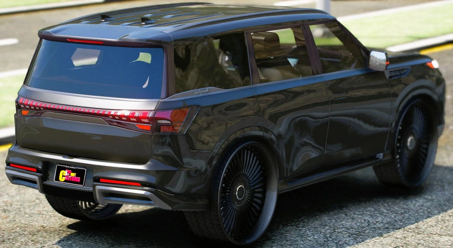 (Unbranded) 2025 Infiniti QX80 On 30" Forgiatos With Animated Sunroof (Armored ) | PNUT CUSTOMS