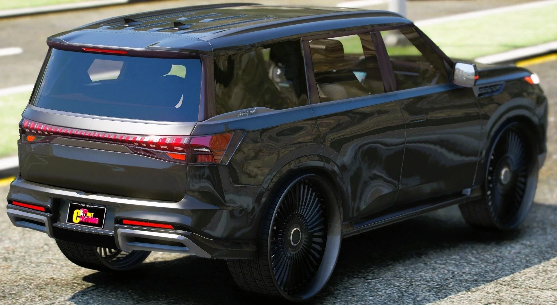 (Unbranded) 2025 Infiniti QX80 On 30" Forgiatos With Animated Sunroof (Armored ) | PNUT CUSTOMS
