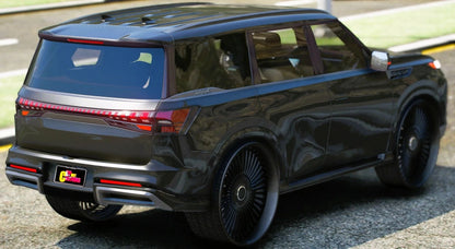 (Unbranded) 2025 Infiniti QX80 On 30" Forgiatos With Animated Sunroof (Armored ) | PNUT CUSTOMS