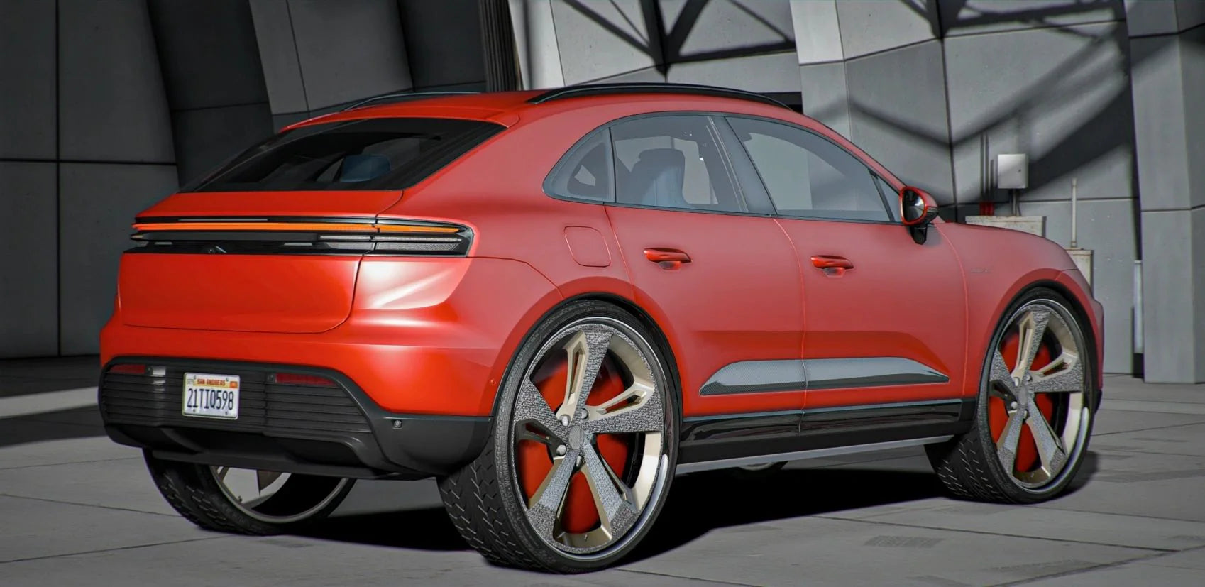 (Unbranded) 2024 Porsche Macan Donk on Floaters | Kleesman