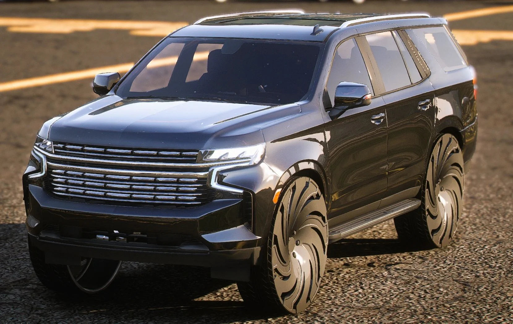 (Unbranded) 2021 Tahoe RST On 30" Ruccis | Sondic Customs