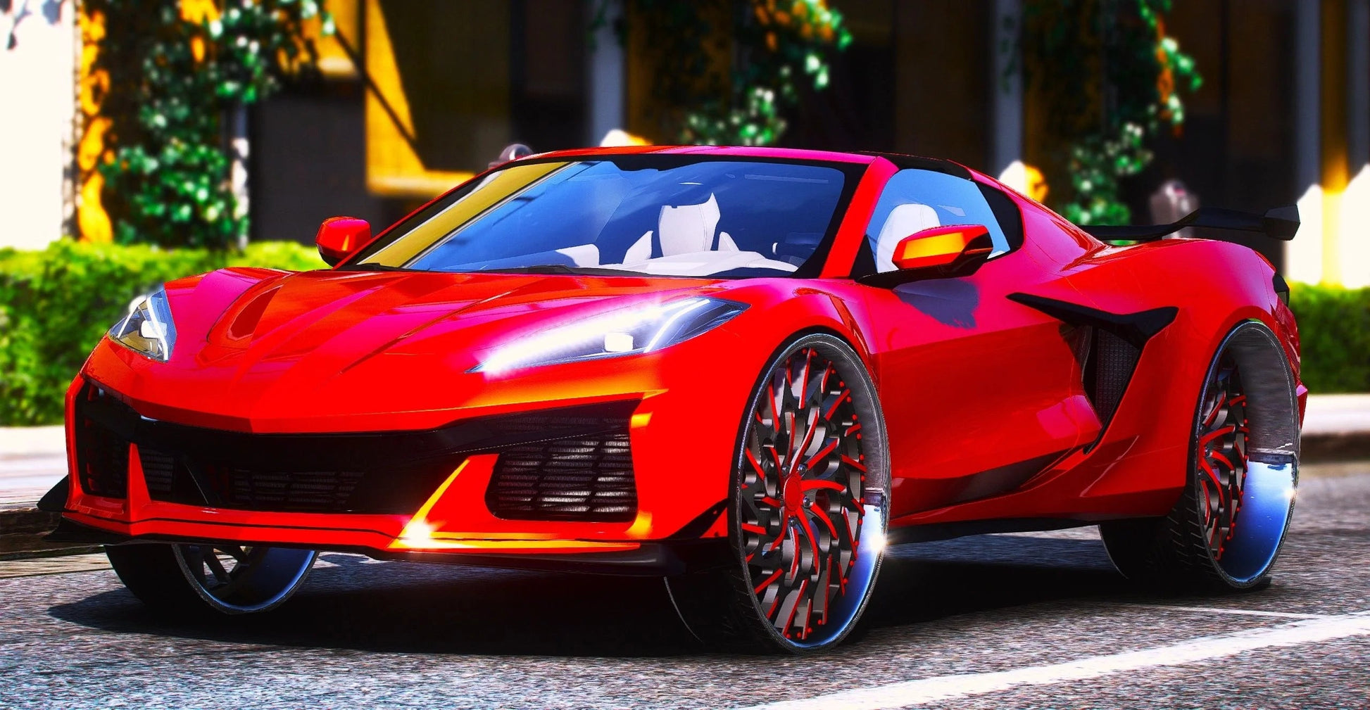 (Unbranded) 2023 Twin Turbo Z06 C8 Corvette on 26" Rucci "Ounce" | LilBuddyCustoms