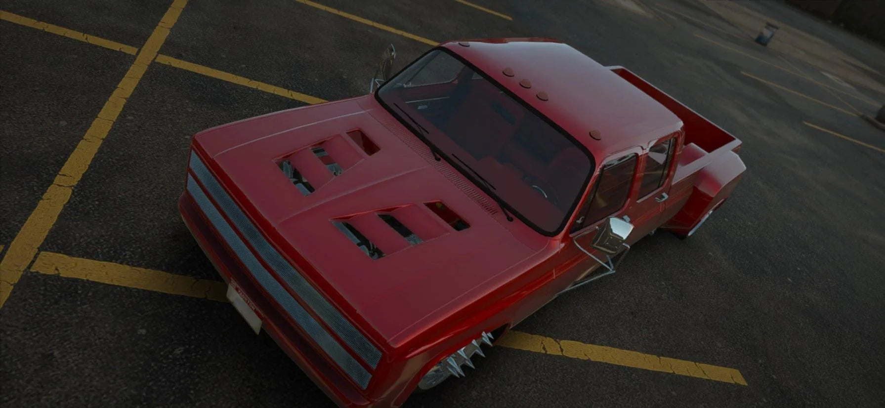 (Unbranded) Bagged Chevrolet k30 Dually on JTX Forged wheels | Castillo Mods