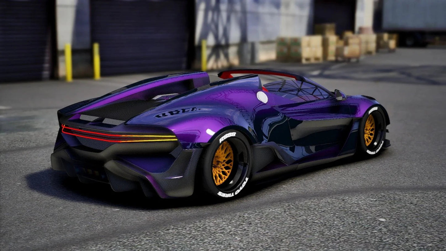 (Unbranded) Bugatti Divo Rain Prisk Concept | Tora