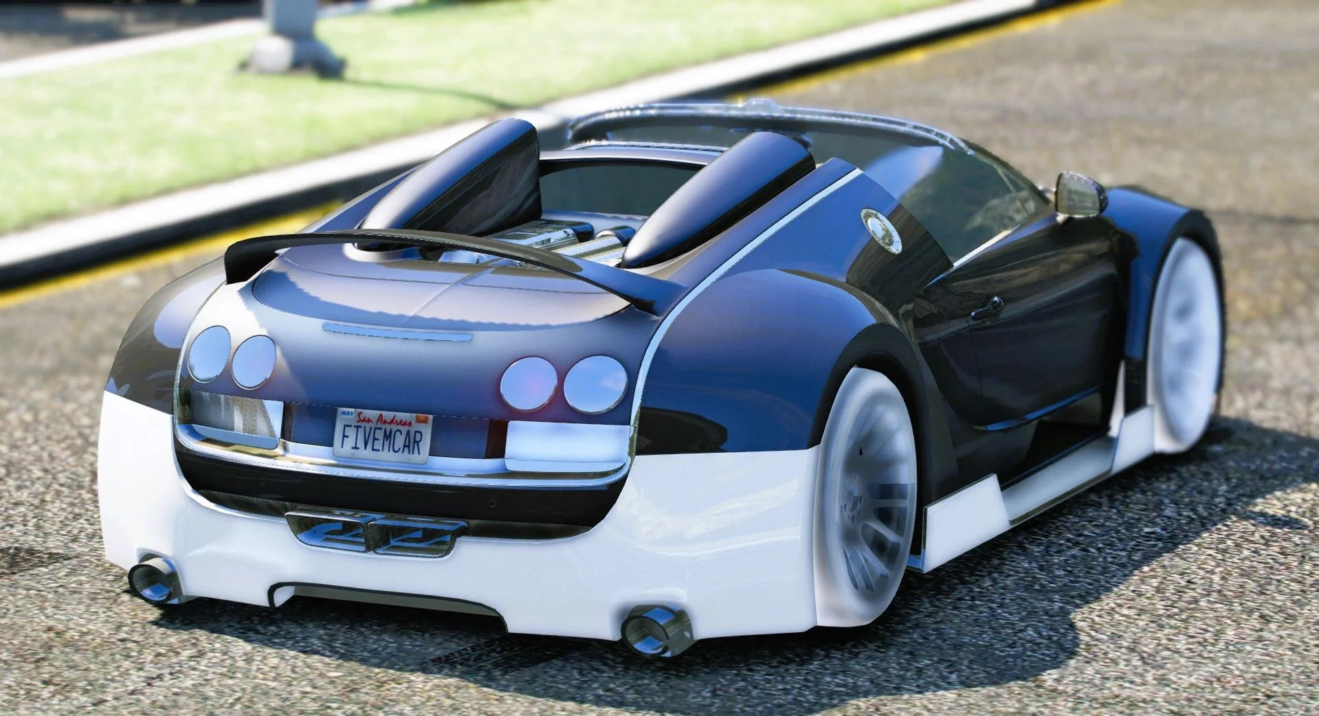 (Unbranded) Bugatti Veyron Profilee [Animated Lights] | Zeed