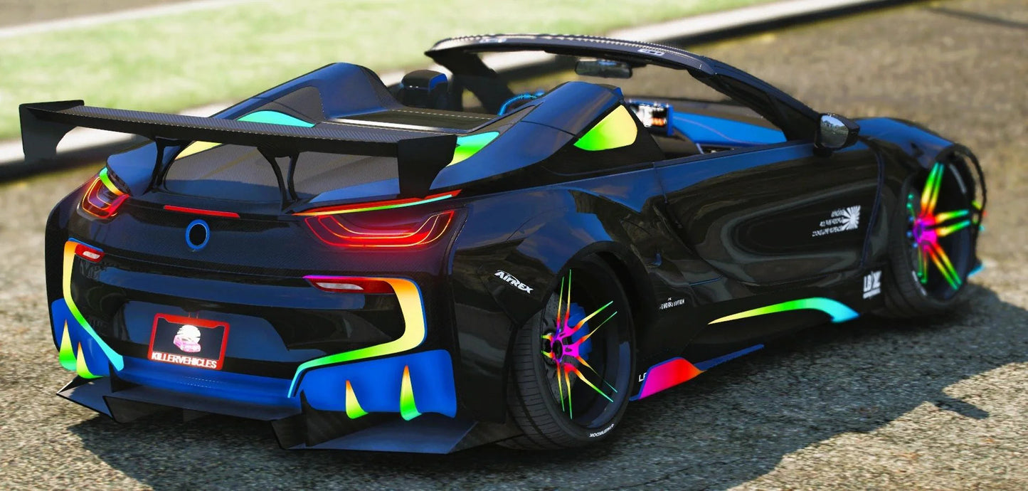 (Unbranded) BMW I8 Rainbow Light Edition | Killer Vechicles