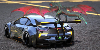 (Unbranded) BMW i8 WB Dragon [Dinamic Lights] | Kick Store
