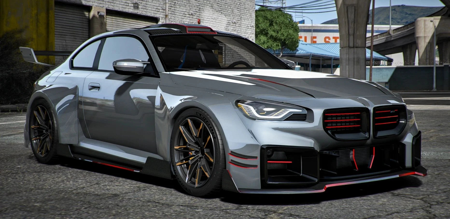 (Unbranded) BMW M2 G87 Beast [20+ Tuning Parts] [Dinamic Lights] | Port Baek