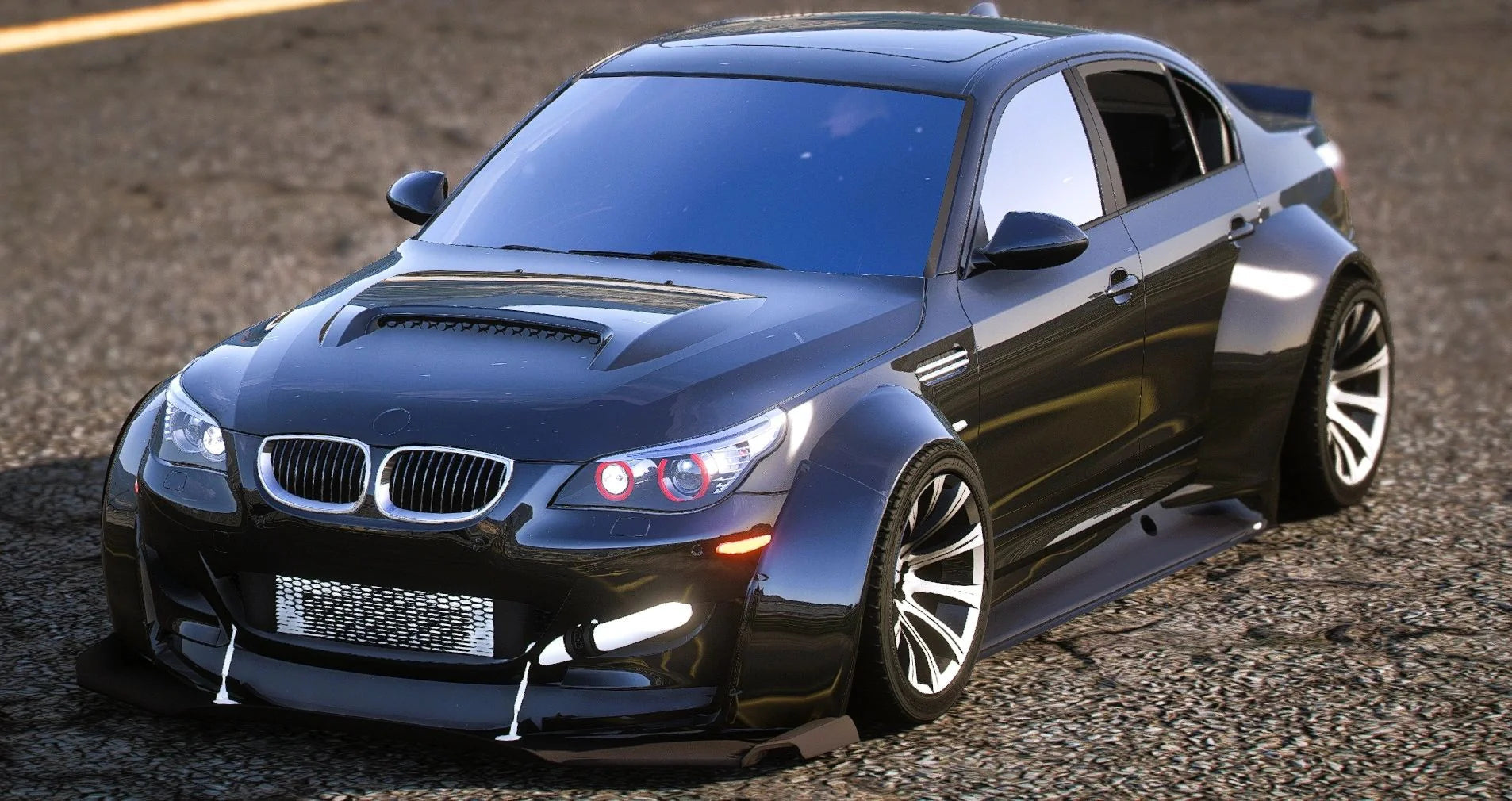 (Unbranded) BMW M5 E60 Drift Blood Widebody 6 Seater Slider | A1 Customs