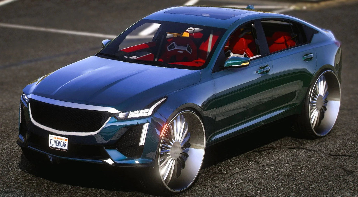 (Unbranded) Cadillac CT5 On Dub Floaters 6 Seater Slider | A1 Customs
