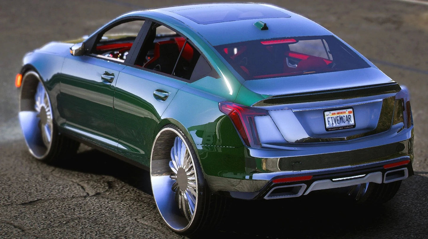 (Unbranded) Cadillac CT5 On Dub Floaters 6 Seater Slider | A1 Customs
